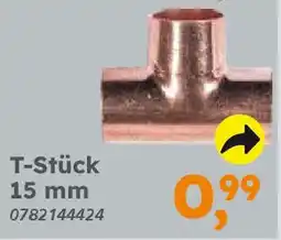 Globus Baumarkt Kupfer zum Löten T-Stück 16 mm Angebot
