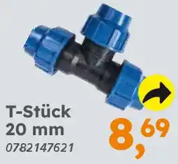 Globus Baumarkt PE zum Schrauben T-Stück 20 mm Angebot