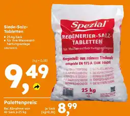 Globus Baumarkt Spezial Siede-Salz- Tabletten Angebot