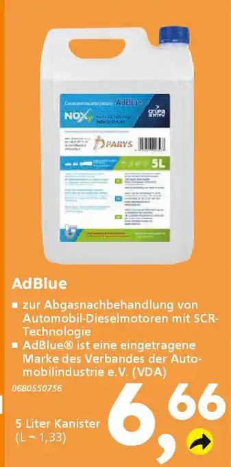 Globus Baumarkt AdBlue Angebot