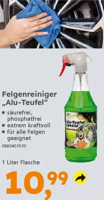 Globus Baumarkt Felgenreiniger „Alu-Teufel❝ Angebot