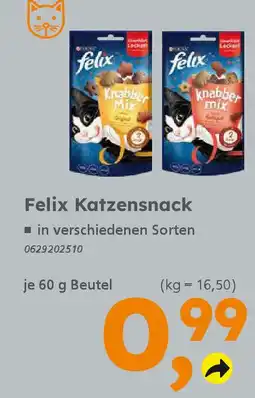 Globus Baumarkt Felix Katzensnack Angebot
