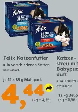 Globus Baumarkt Felix Katzenfutter Angebot