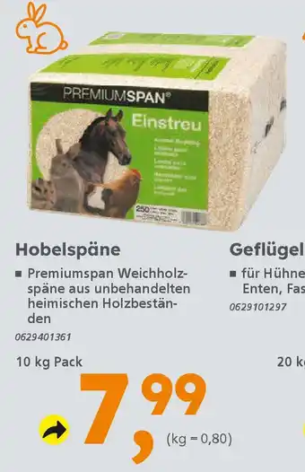 Globus Baumarkt Hobelspäne Angebot