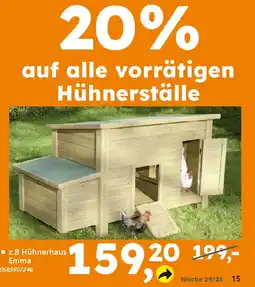 Globus Baumarkt Hühnerhaus Emma Angebot
