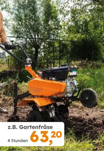 Globus Baumarkt Maschinen- VERMIETUNG z.B. Gartenfräse Angebot