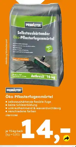 Globus Baumarkt PRIMASTER Öko Pflasterfugenmörtel Angebot