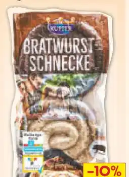 Netto Marken-Discount Kupfer Bratwurstschnecken Angebot