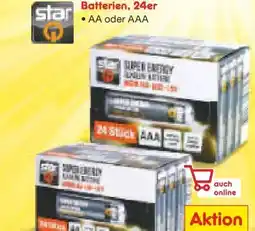 Netto Marken-Discount Star-Q Batterien 24er AA Angebot