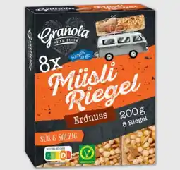 PENNY Granola Müsli-Riegel Erdnuss Angebot