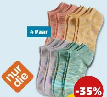 PENNY True Style Damen Sneakersocken Colour Dream 4 Paar Angebot