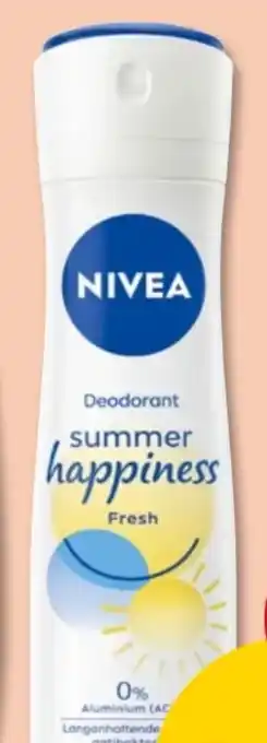 PENNY Nivea Deospray Summer Happiness Fresh Angebot