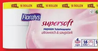 Lidl Floralys Supersoft Premium Toilettenpapier XXL Angebot