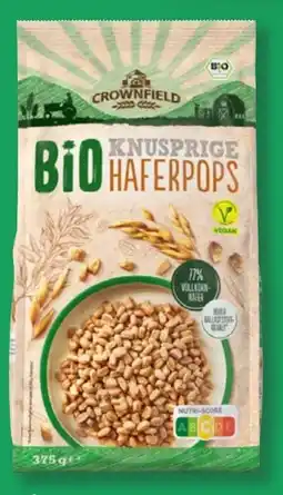 Lidl Crownfield Bio Knusprige Haferpops Angebot