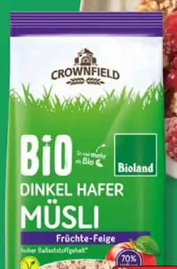 Lidl Crownfield Bio Dinkel Hafer Müsli Angebot