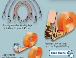 Lidl Ultimate Speed Spanngurtset Angebot
