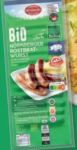 Lidl Metzgerfrisch Bio Nürnberger Rostbratwurst Angebot