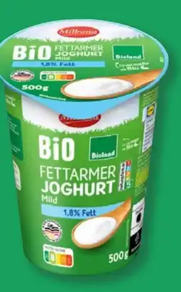 Lidl Milbona Bioland fettarmer Joghurt Angebot