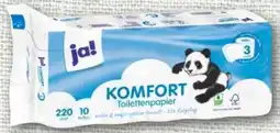 nahkauf ja! Komfort-Toilettenpapier Angebot