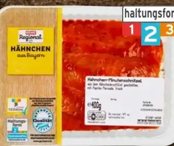 nahkauf Rewe Regional Hähnchen-Minutenschnitzel Angebot