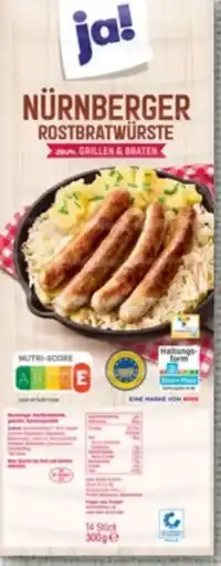 nahkauf ja! Original Nürnberger Rostbratwürste Angebot