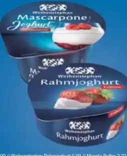 E-Center Weihenstephan Rahmjoghurt Angebot