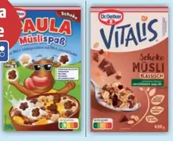 E-Center Dr. Oetker Vitalis Schoko Müsli klassisch Angebot