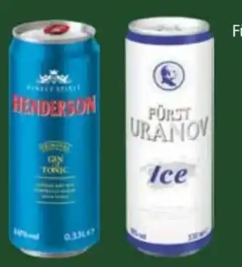 E-Center Fürst Uranov Mixgetränk Ice Angebot