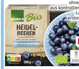 Edeka Edeka Bio Bio-Heidelbeeren Tiefgefroren Angebot