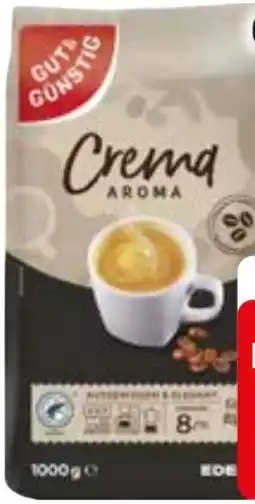Edeka Gut & Günstig Caffè Crema Aroma Angebot