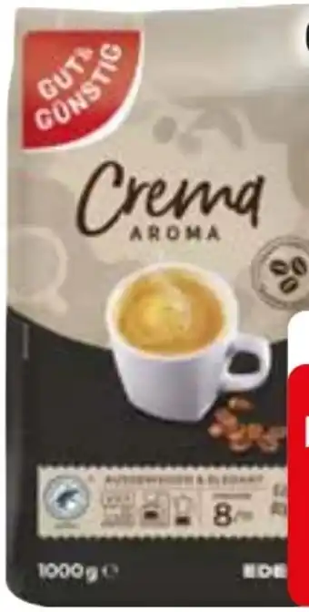 Edeka Gut & Günstig Caffè Crema Aroma Angebot