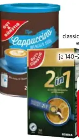 Edeka Gut & Günstig Kaffeesticks 2in1 Angebot