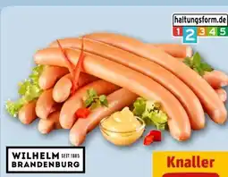 REWE Center Metzgerei Wilhelm Brandenburg Wiener Würstchen Angebot