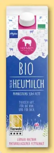 REWE Center Hof-Milch Allgäuer Bio Heumilch Angebot