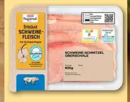 REWE Center Rewe Regional Schweine-Schnitzel-Oberschal Angebot