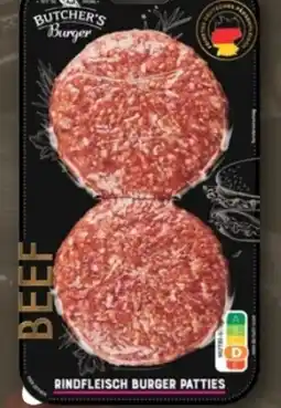 REWE Center Butcher’s Burger Beef Rindfleisch Patties Angebot