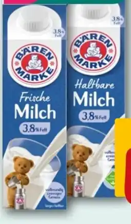 REWE Center Bärenmarke Frischmilch Angebot