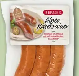 REWE Center Berger Alpen-Käsekrainer Angebot