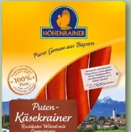 REWE Center Höhenrainer Puten Käsekrainer Angebot