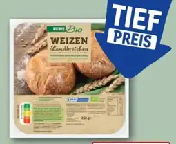 REWE Center Rewe Bio Weizen Landbrötchen Angebot