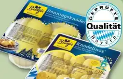 REWE Center Burgis Sonntagsknödel Vegan Angebot