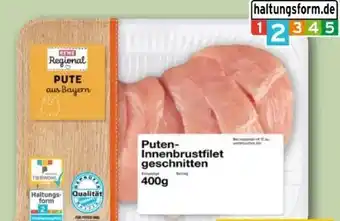 REWE Center Rewe Regional Puten-Innenbrustfilet Angebot