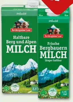 REWE Center Berchtesgadener Land Frische Bergbauern Milch Angebot