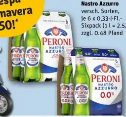 REWE Center Peroni Nastro Azzurro 0.0% Alkoholfrei Angebot