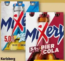 REWE Center Karlsberg MiXery Bier + Cola X Angebot