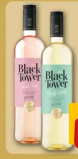 REWE Center Black Tower Fruity White Rivaner Angebot