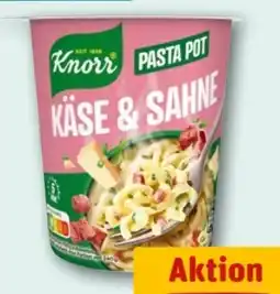 REWE Center Knorr Pasta Snack Pot Käse & Sahne Angebot
