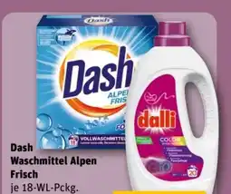 REWE Center Dash Waschmittel Alpen Frisch Angebot