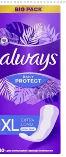 Edeka Always Slipeinlagen Daily Protect XL Angebot