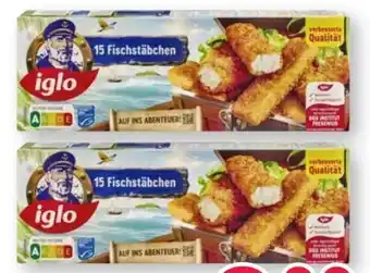 Scheck-in-Center Iglo Fischstäbchen Angebot
